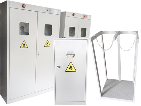 實驗室氣瓶柜、燃氣柜，氣瓶固定架